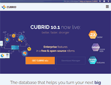 Tablet Screenshot of cubrid.org